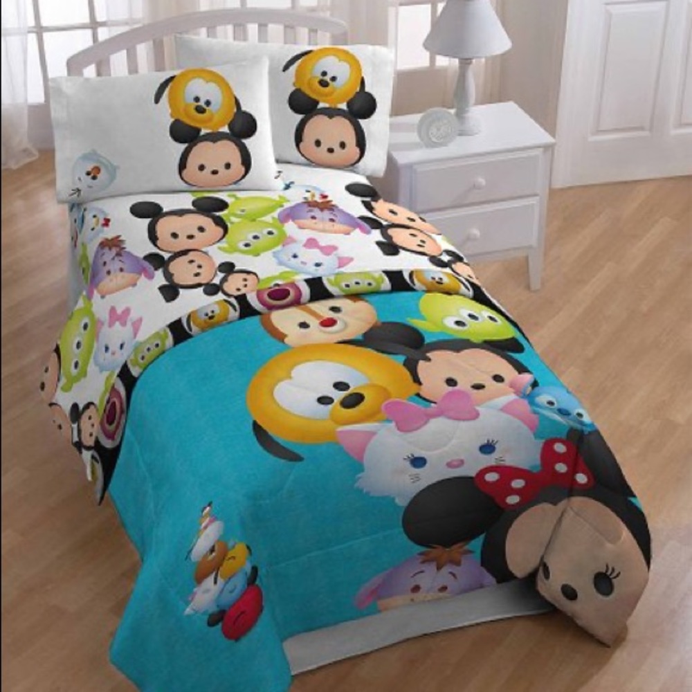 Disney Tsum Tsum Twin Sheet Set 3 pc